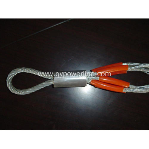 Electric cable pulling socks